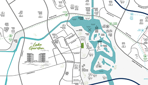 The Lakegarden Residences Location Map Thumbnail